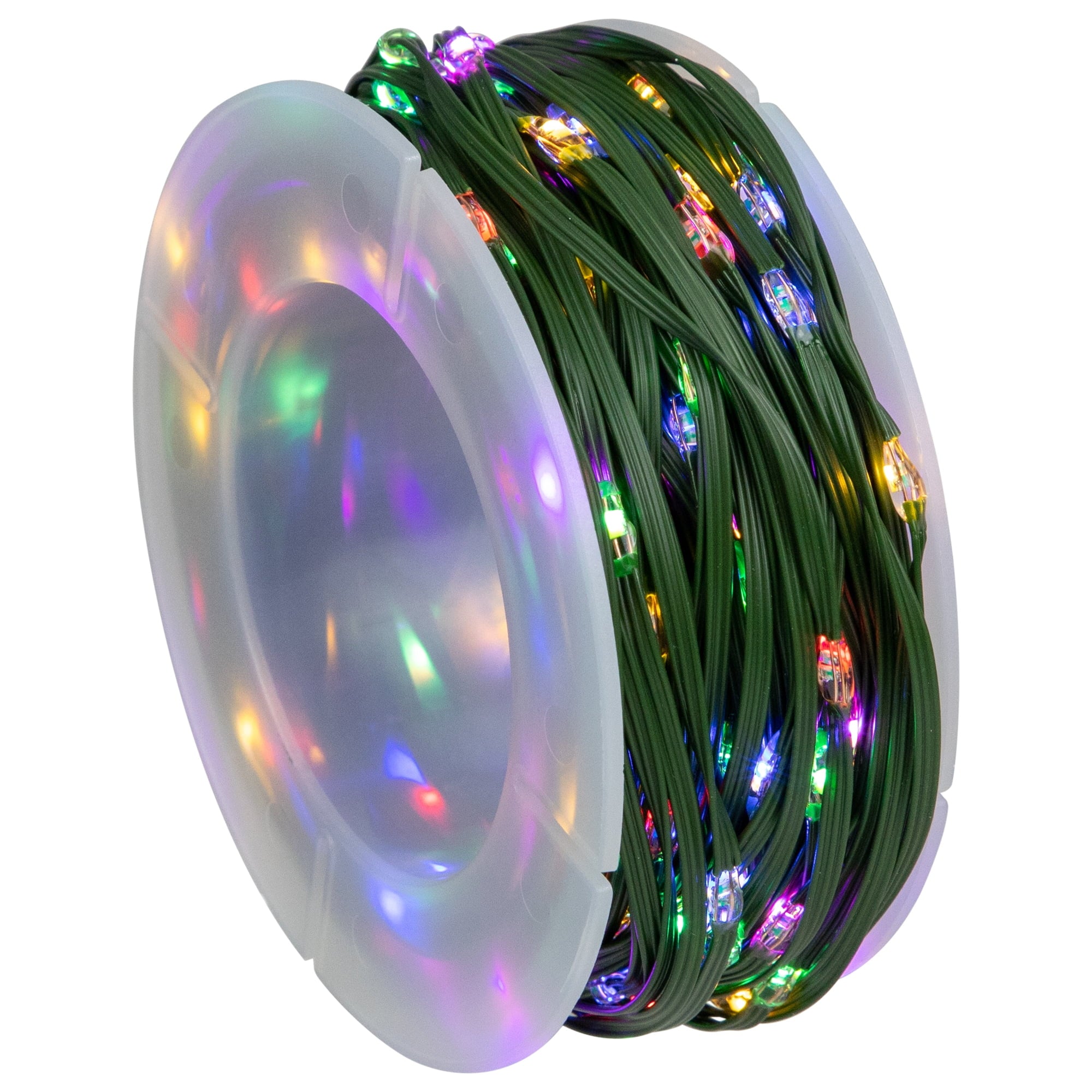 Northlight 200ct LED Multi-Function Color Changing Christmas Fairy Lights, 64.5ft Green Wire