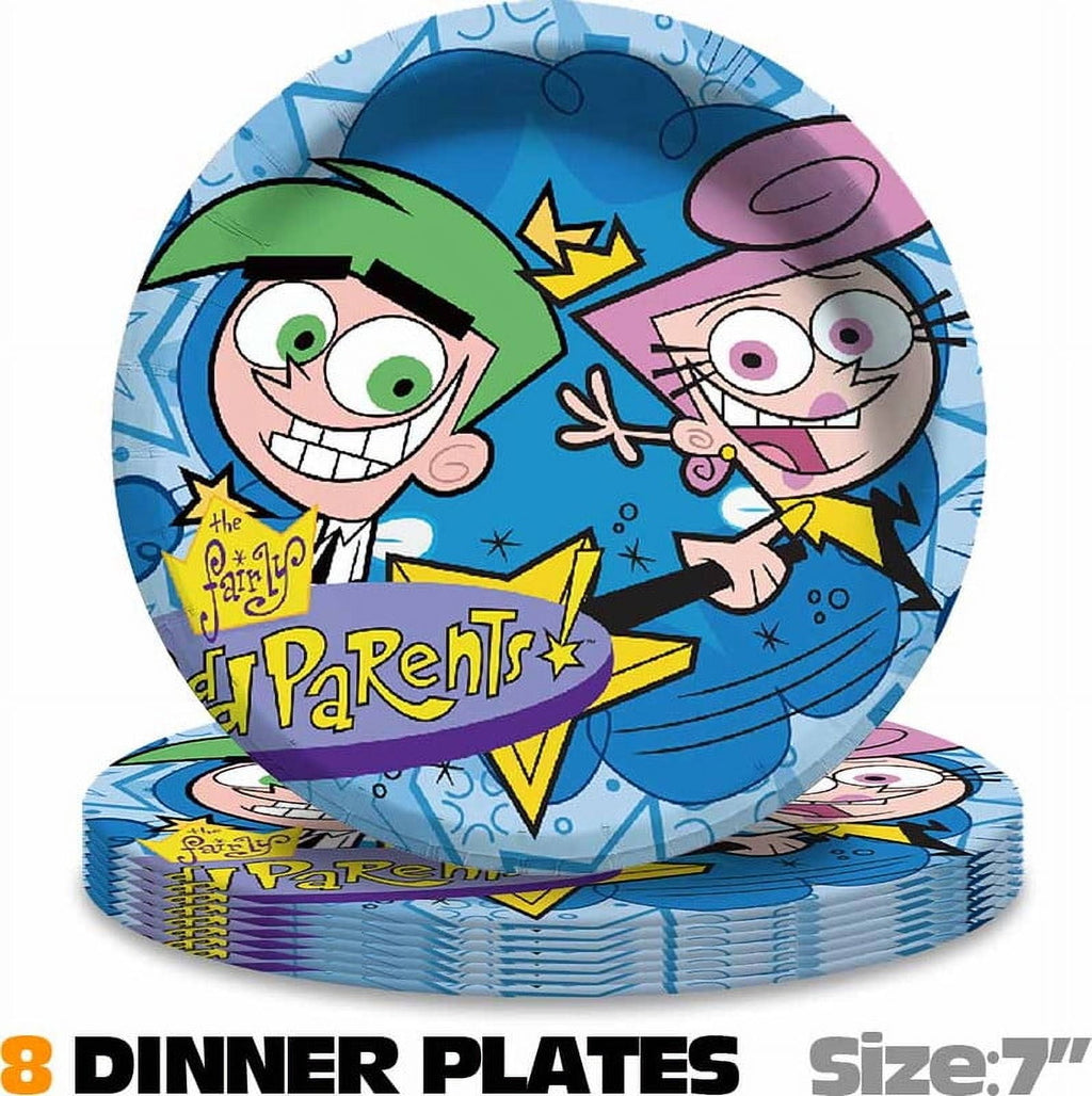 Odd Parents Party Supplies Plates Decorations Birthday Cake Topper Banner Decor Backdrop Balloons