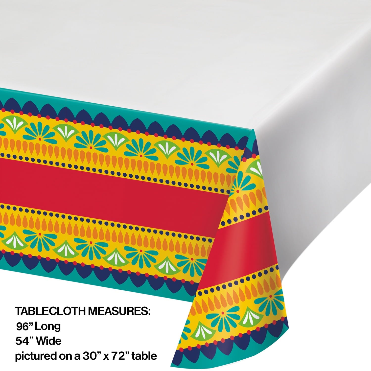 Creative Converting Fiesta Pottery Paper Tablecloths, 3 ct.