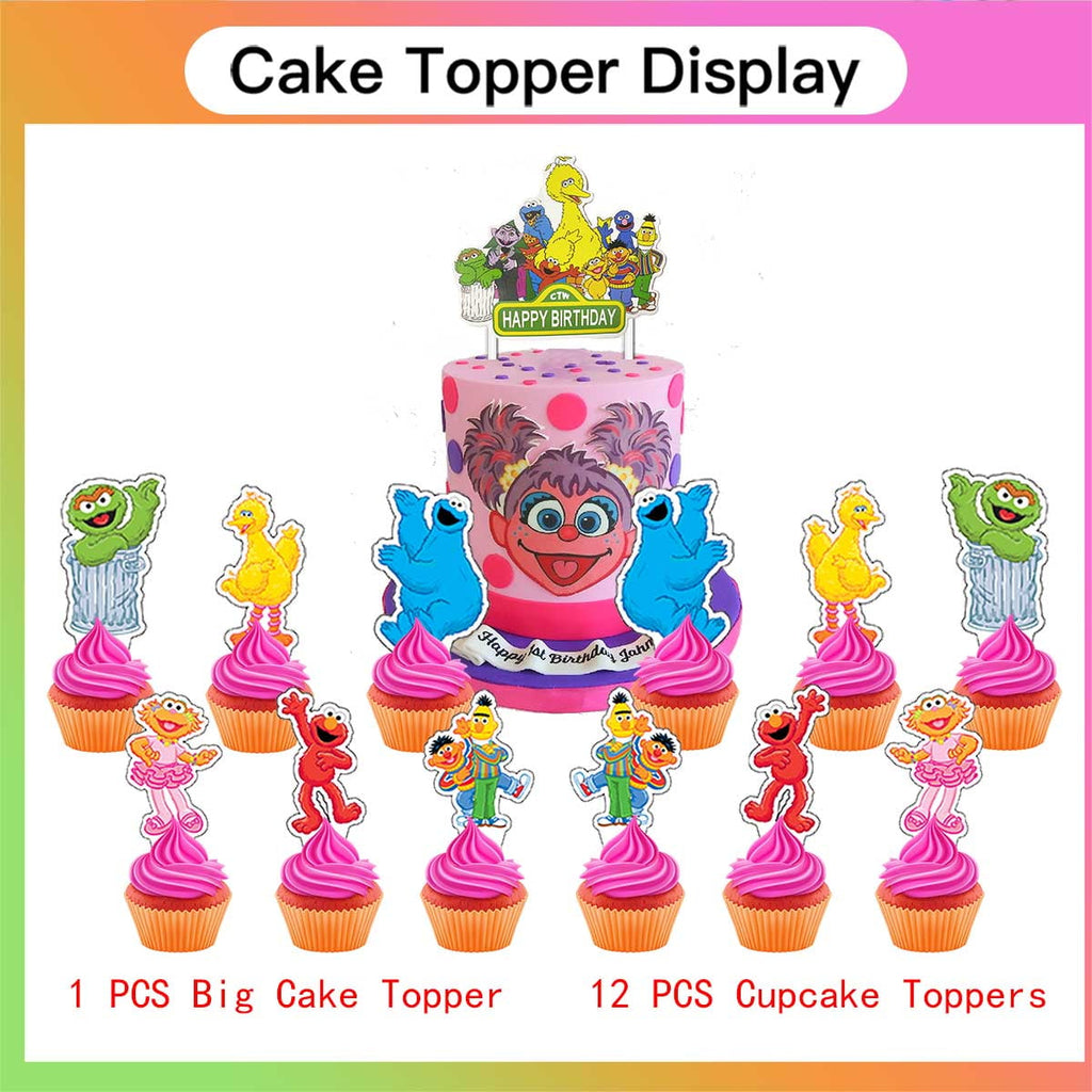 Abby Cadabby Birthday Party Supplies Balloons Paper Plates Decoration Cake Topper Decor Tableware Banner Backdrop