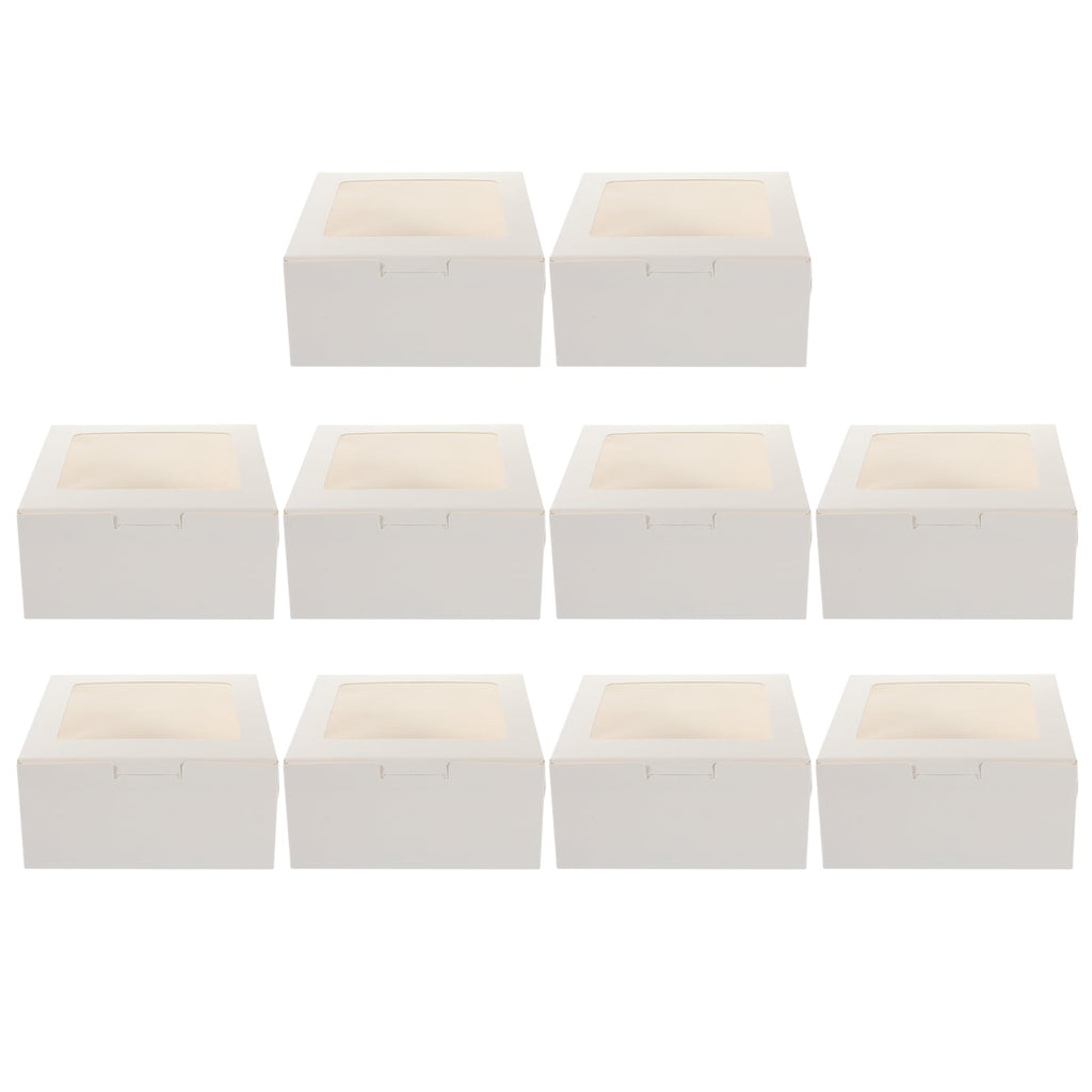 10 Pcs Cupcake Wrappers Cookie Boxes Container White Wok Draining Rack Packaging Small Gift Paper Cups