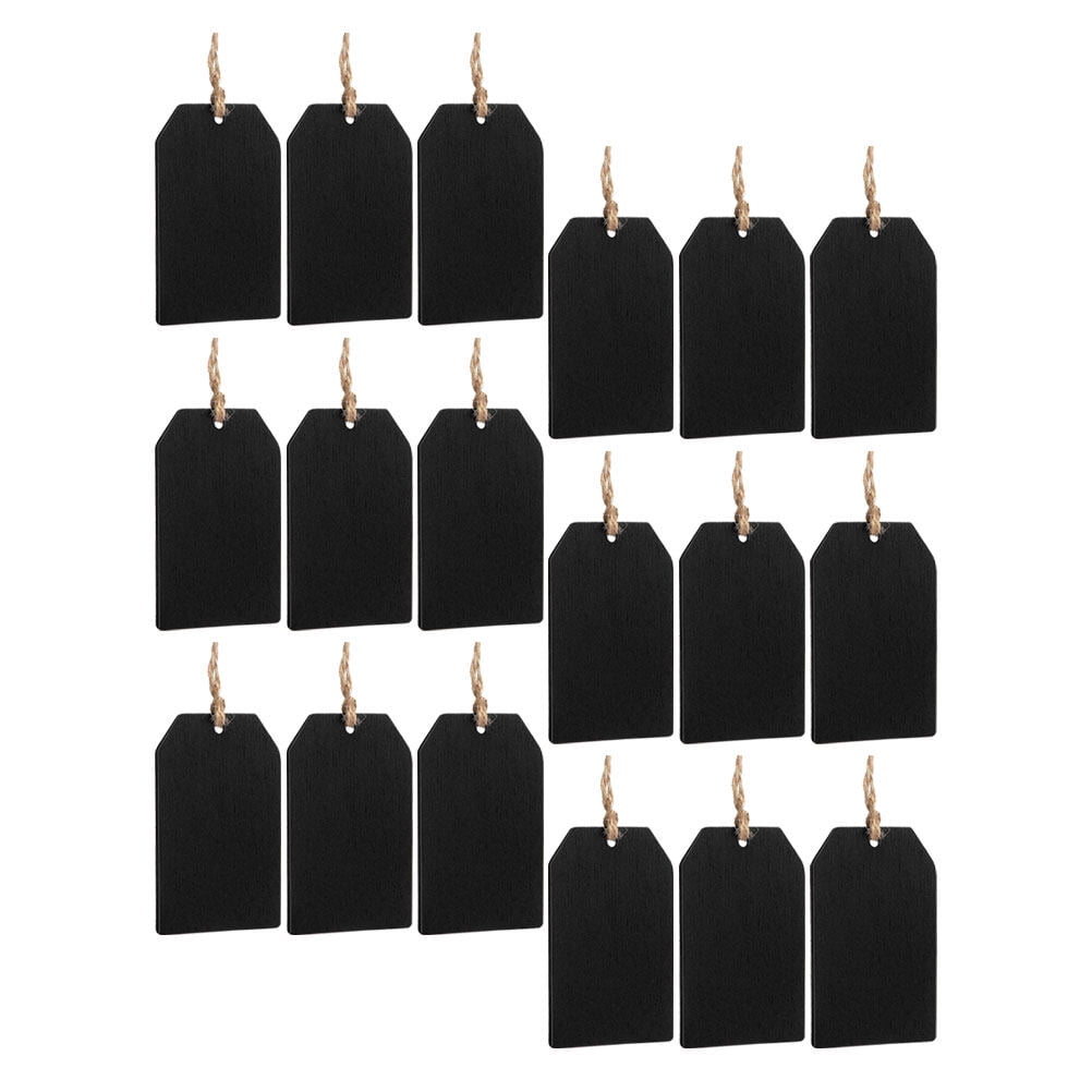 CIMAXIC DIY MultiFunction Gift Tags Black Chalkboard Design Organizing Objects Adornment