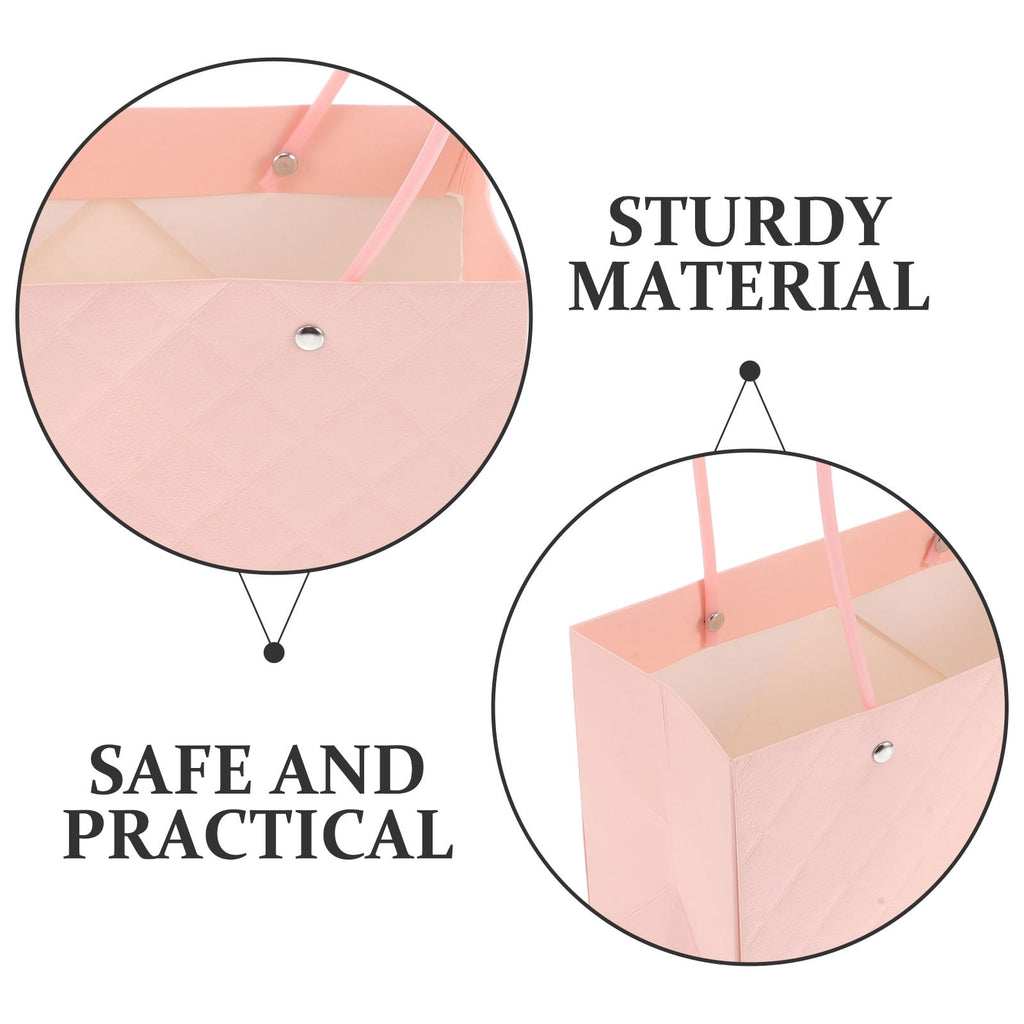 OUNONA  10 Pcs behind Door Wrapping Paper Organizer Boxes for Flowers Arrangements Pink