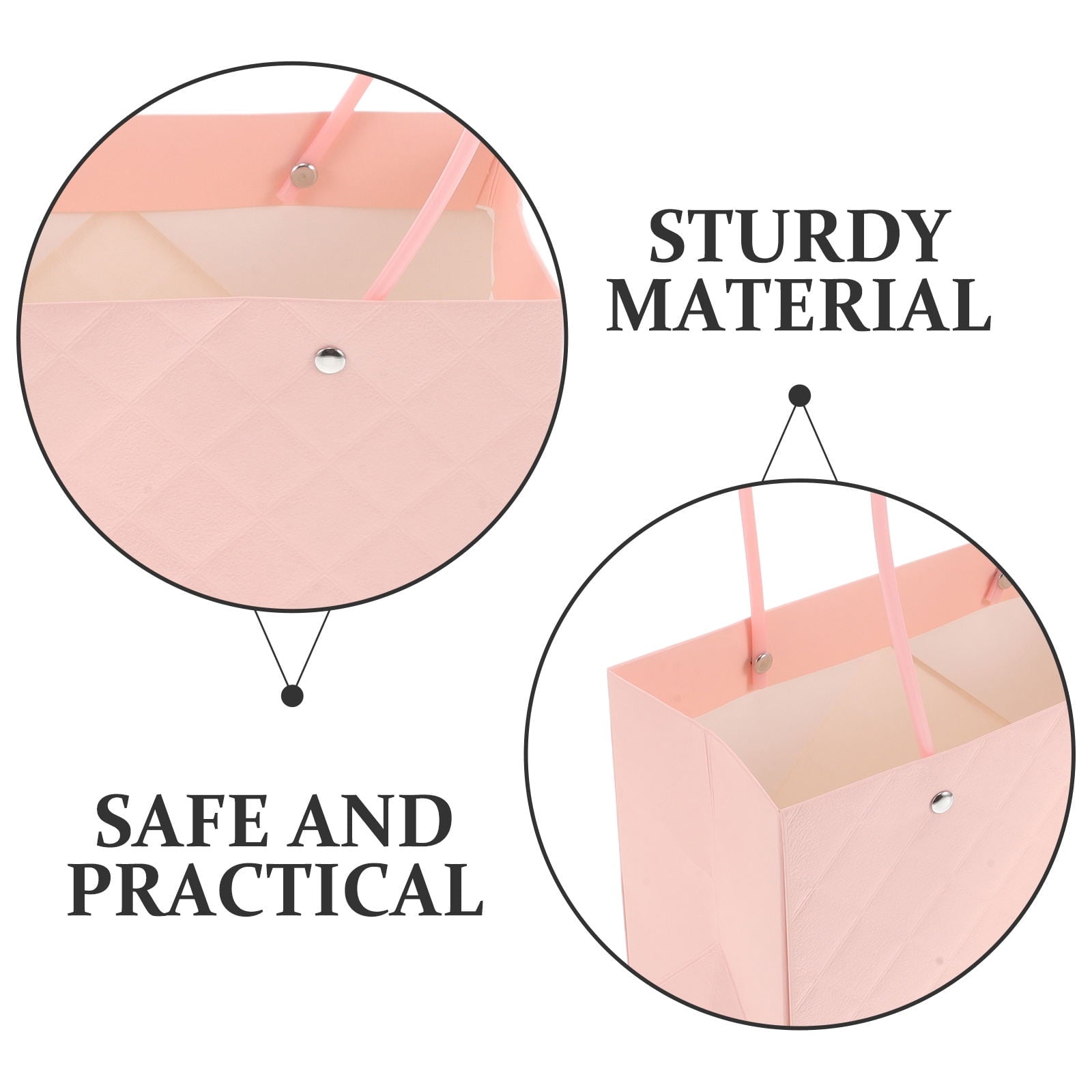OUNONA  10 Pcs behind Door Wrapping Paper Organizer Boxes for Flowers Arrangements Pink