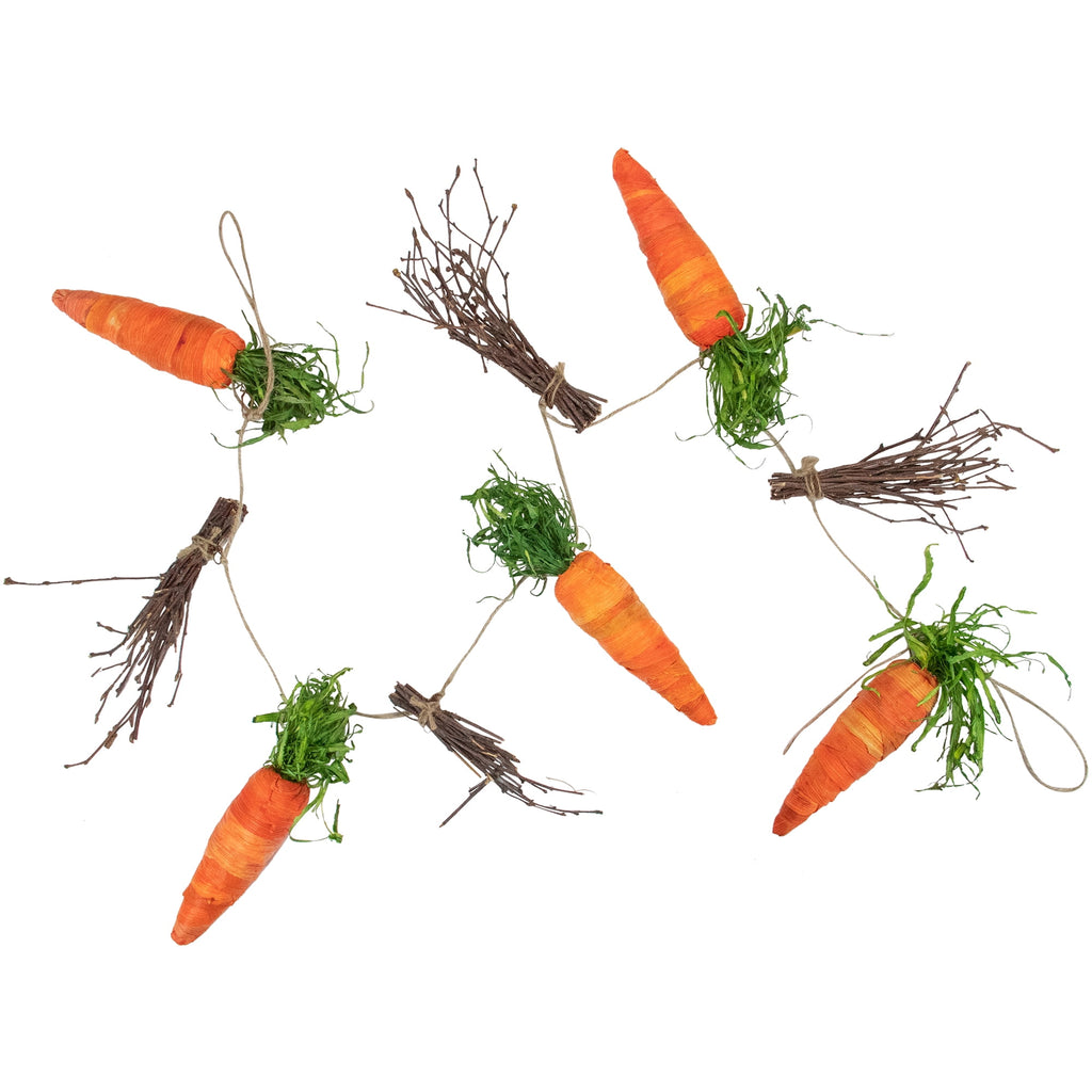 Northlight 3.25' Carrots and Twigs Artificial Easter Garland