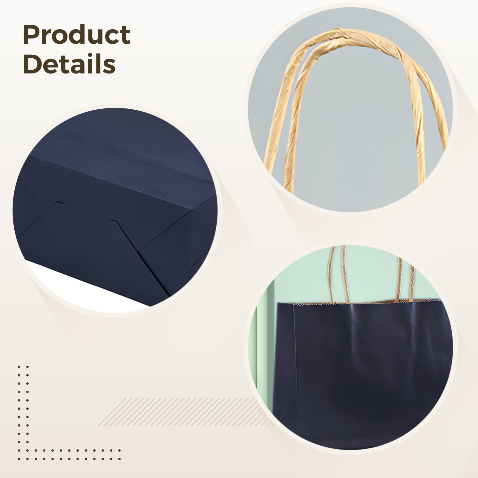 Welcome Bags for Wedding Guests Bulk, 100 Pcs Deep Blue Reusable Gift Bags with Handles Bulk, Customizable Logo, 8 in x 6 in x 3 in, Perfect for Multiple Occasions