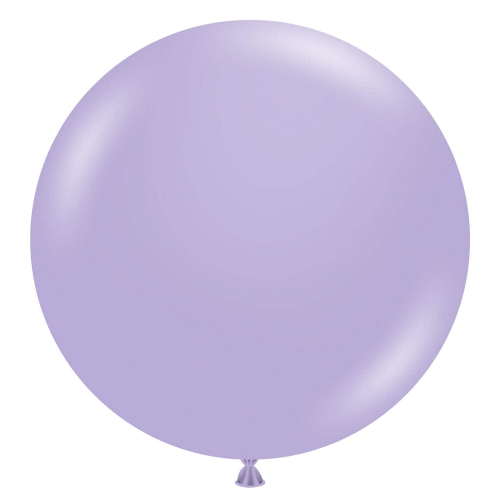17 inch Tuftex Blossom Purple Latex Balloons (50 Pack) - Party Supplies Decorations