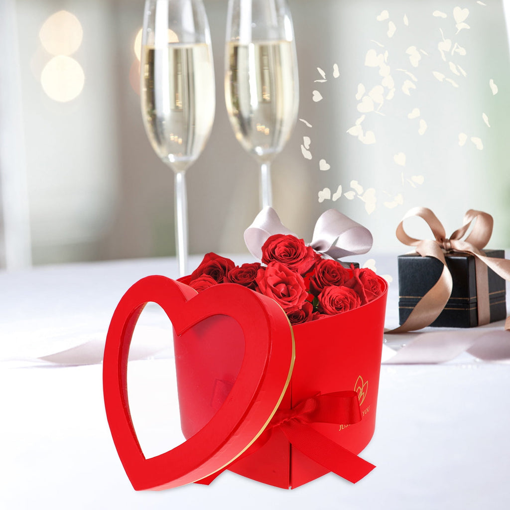 Heart Shaped Box Filler Favor Trinket Gift Boxes Clothing for Gifts Shirt Presents Red