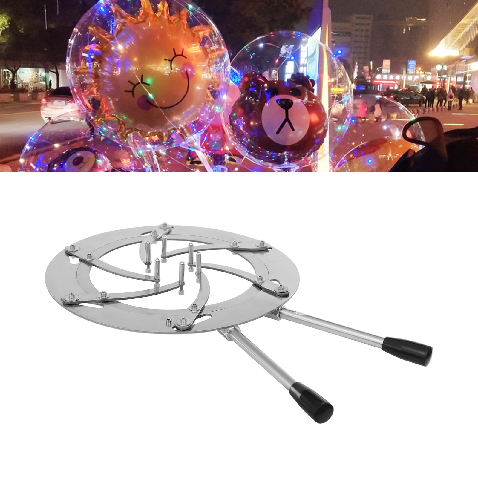 Professional Balloon Expanding Tool for Large Openings – 3.75lbs Gross Weight, Compatible with Balloon Inflators, Dual-Hand Operation for Event Decorators