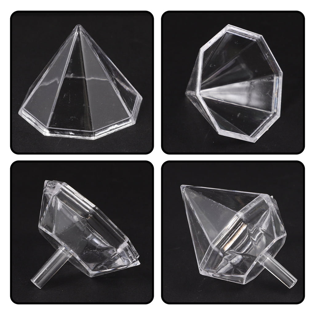 80Pcs Clear Candy Wrappers Chocolate Bouquet Supplies Clear Chocolate Holder Box