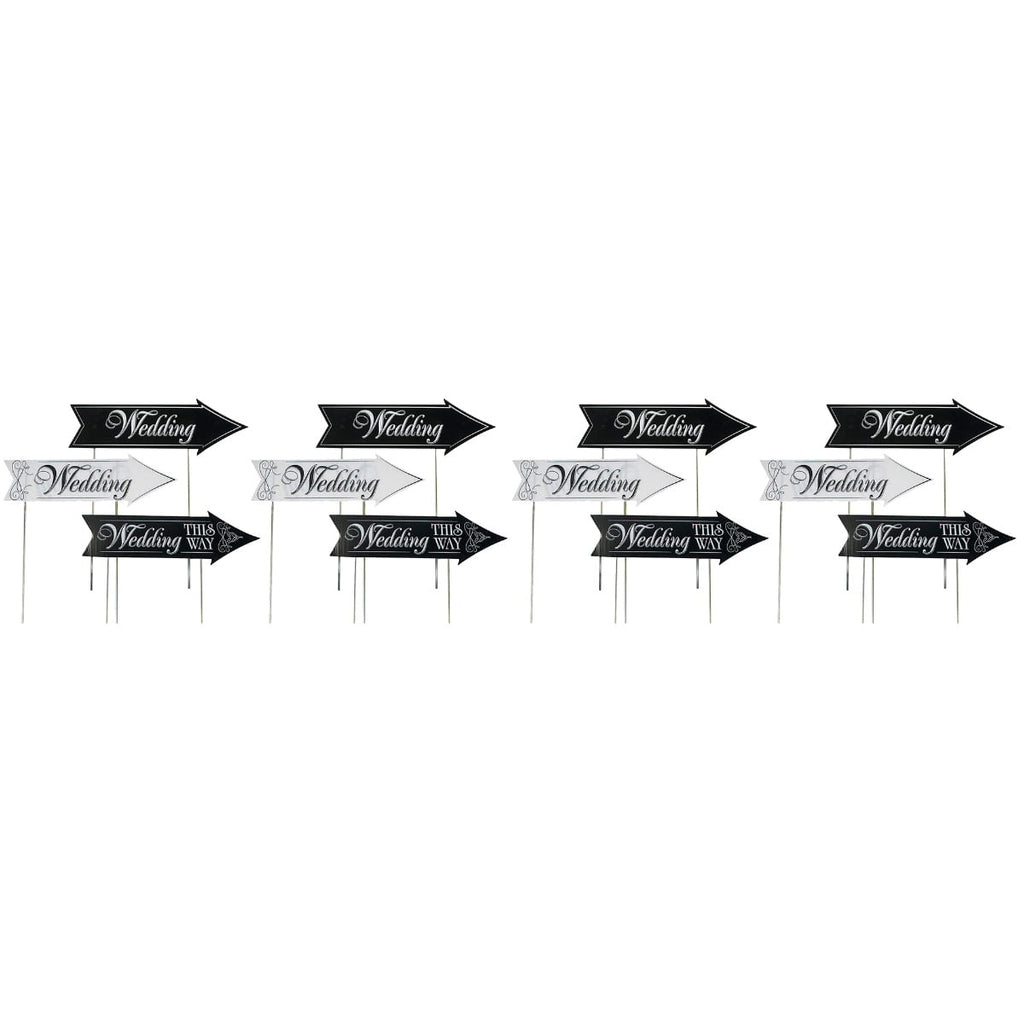 2 Pieces Wedding Sign Stuff Emblems Reserved Signs for Decor