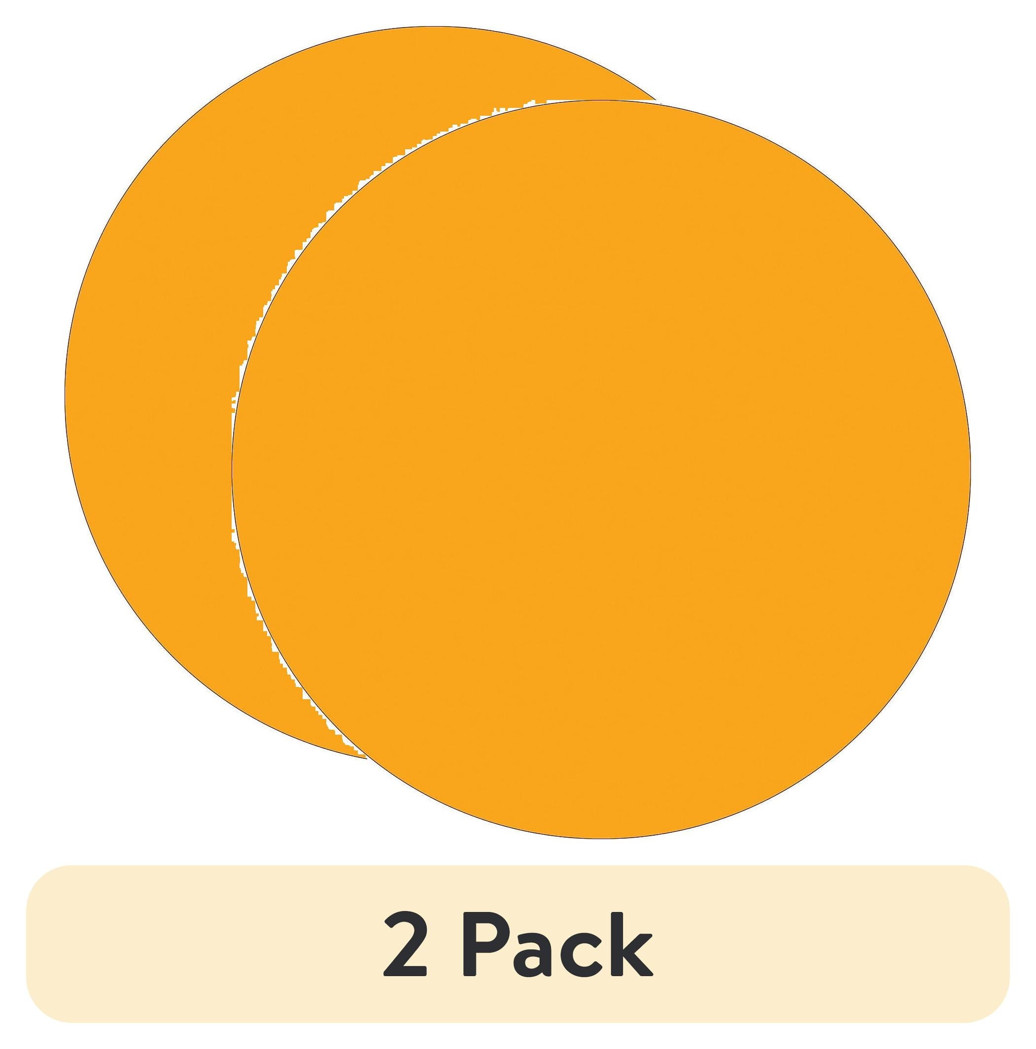 Tape Logic Inventory Circle Label,3",Orange DL614H