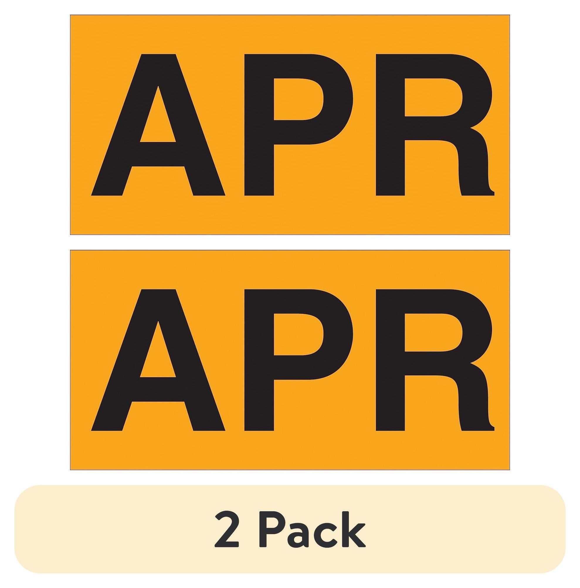 Tape Logic Label,Month,APR,2x3" DL6761