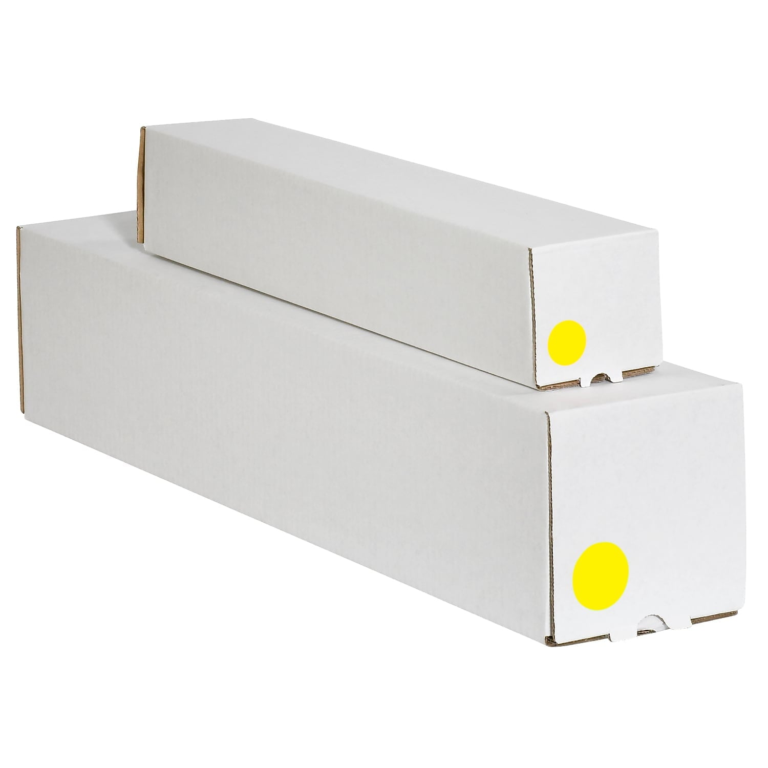 Tape Logic Inventory Circle Labels 3" Fluorescent Yellow 500/Roll DL614L