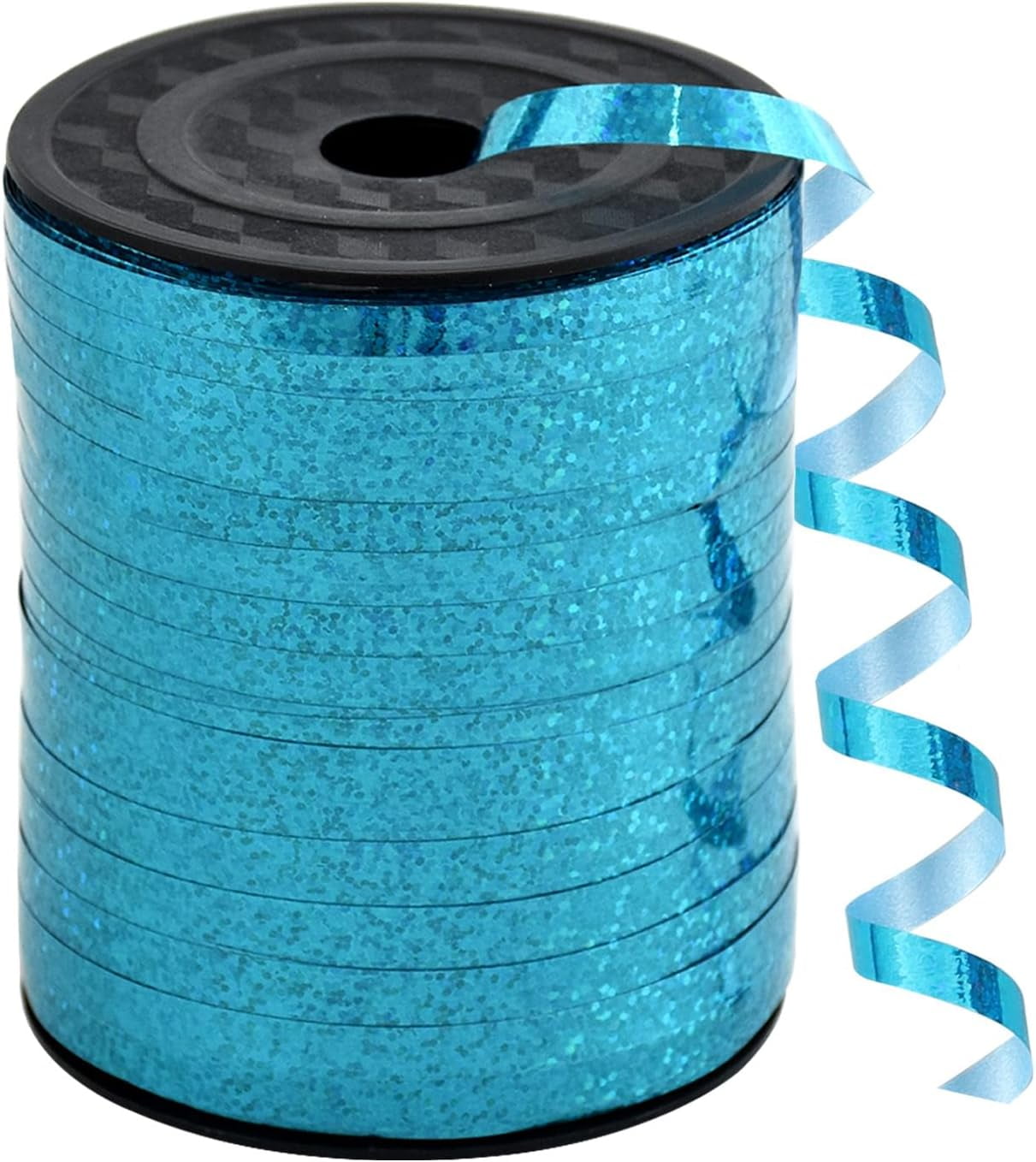250 Yards Gold Curling Ribbon,0.5cm Wide Crimped Christmas Curling Ribbons for Gift Box Wrapping, Party Decoration, Balloon String, Hair, Ribbons for Florist Flower (light blue)