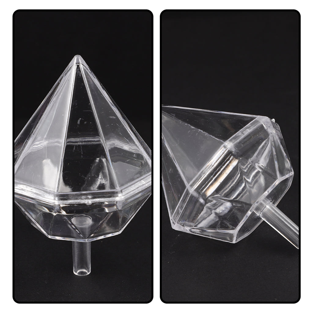 80Pcs Clear Candy Wrappers Chocolate Bouquet Supplies Clear Chocolate Holder Box