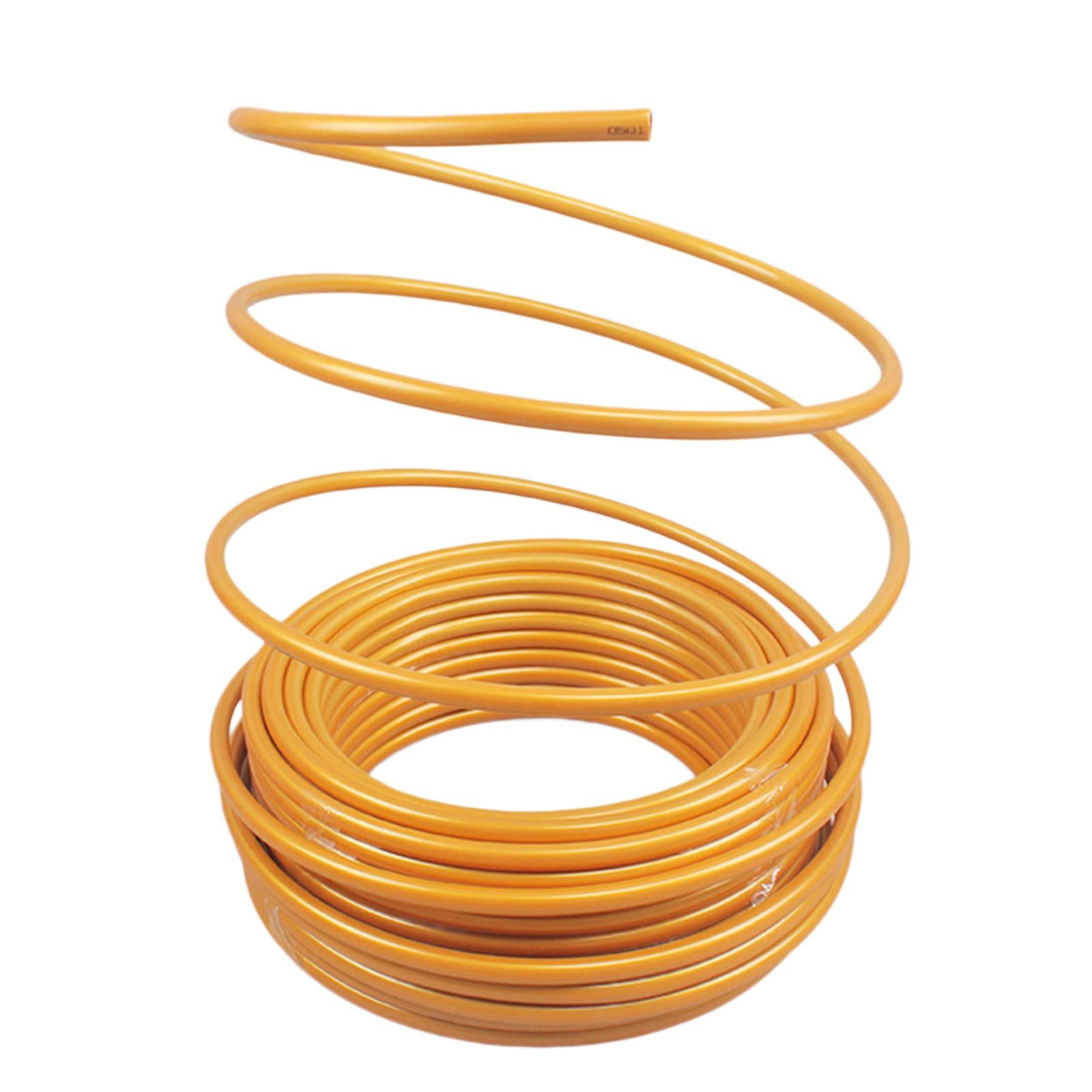 HILABEE PVC Modelling Tube Party Decor Tube Balloon Tube Decorative Prop Tube Multiuse for Wedding Ceremony Birthday Party Decoration Gold 10m