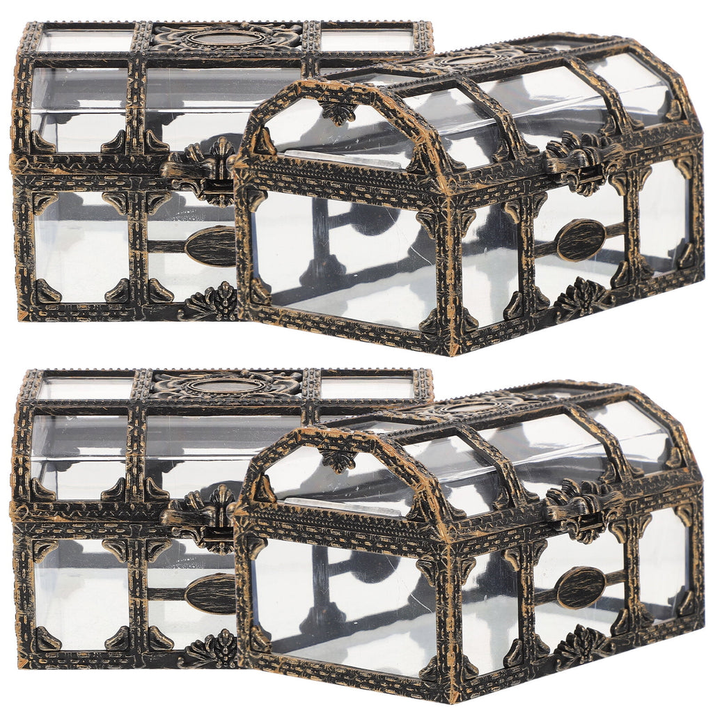 2 Count Pirate Treasure Chest Gift Box Candy Holder Bride