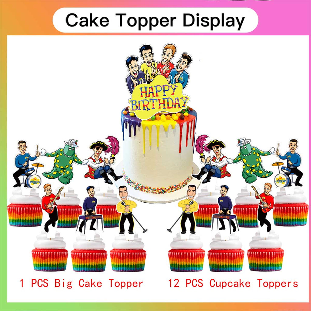 The Wiggles Party Supplies Plates Decorations Birthday Cake Topper Banner Decor Backdrop Balloons
