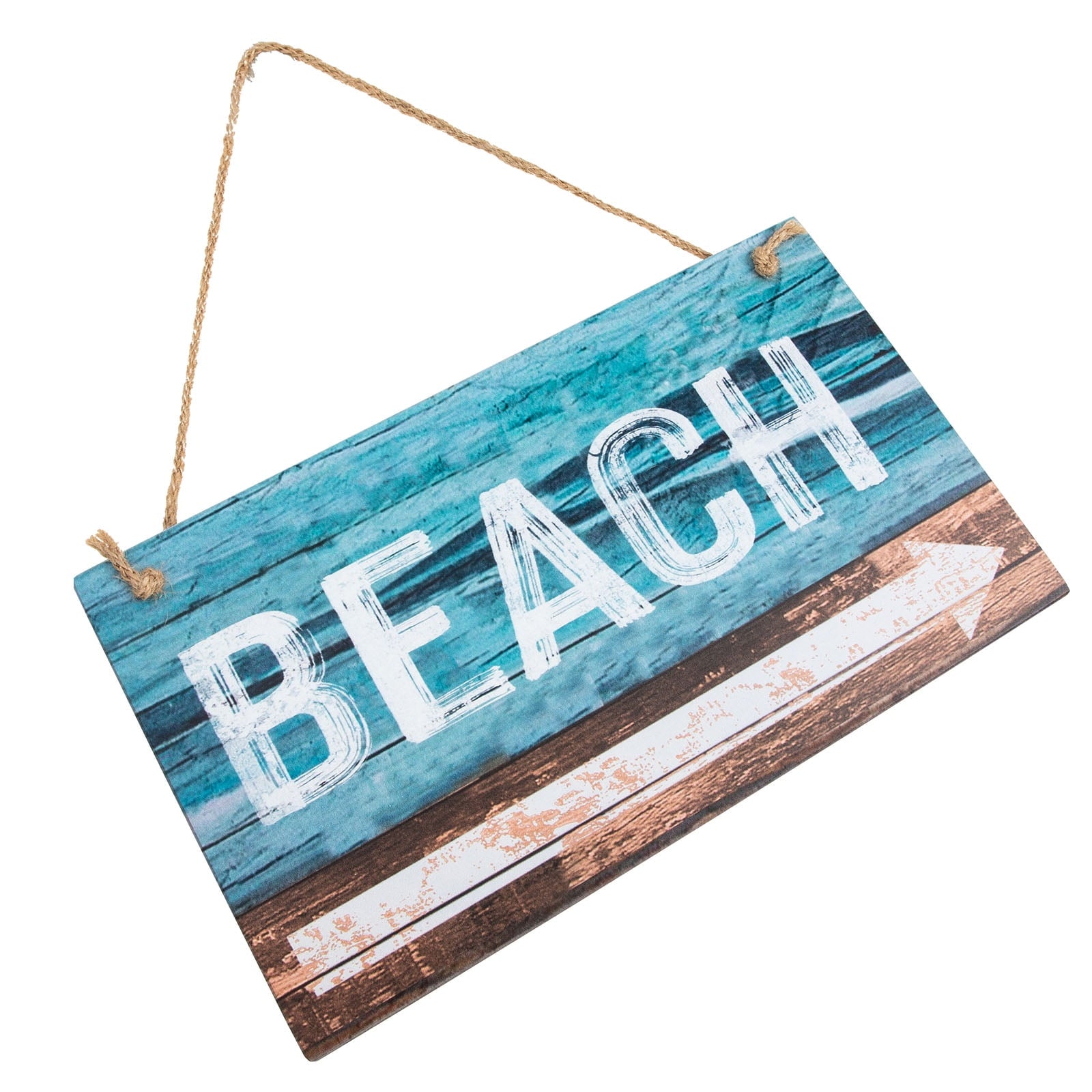 HEATSHAKING Synthetic Material Beach Sign Assorted Color for Home Decoration 5Set 10.22X5.89X0.35in