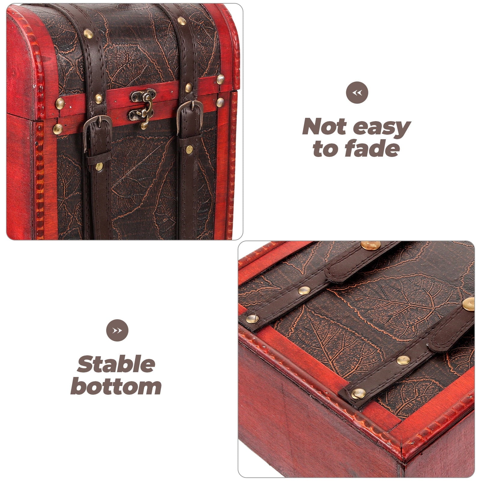 Synthetic Wine Gift Box for Storage Use Multi Color Portable with Strong Bearing Capacity 2 Bottles