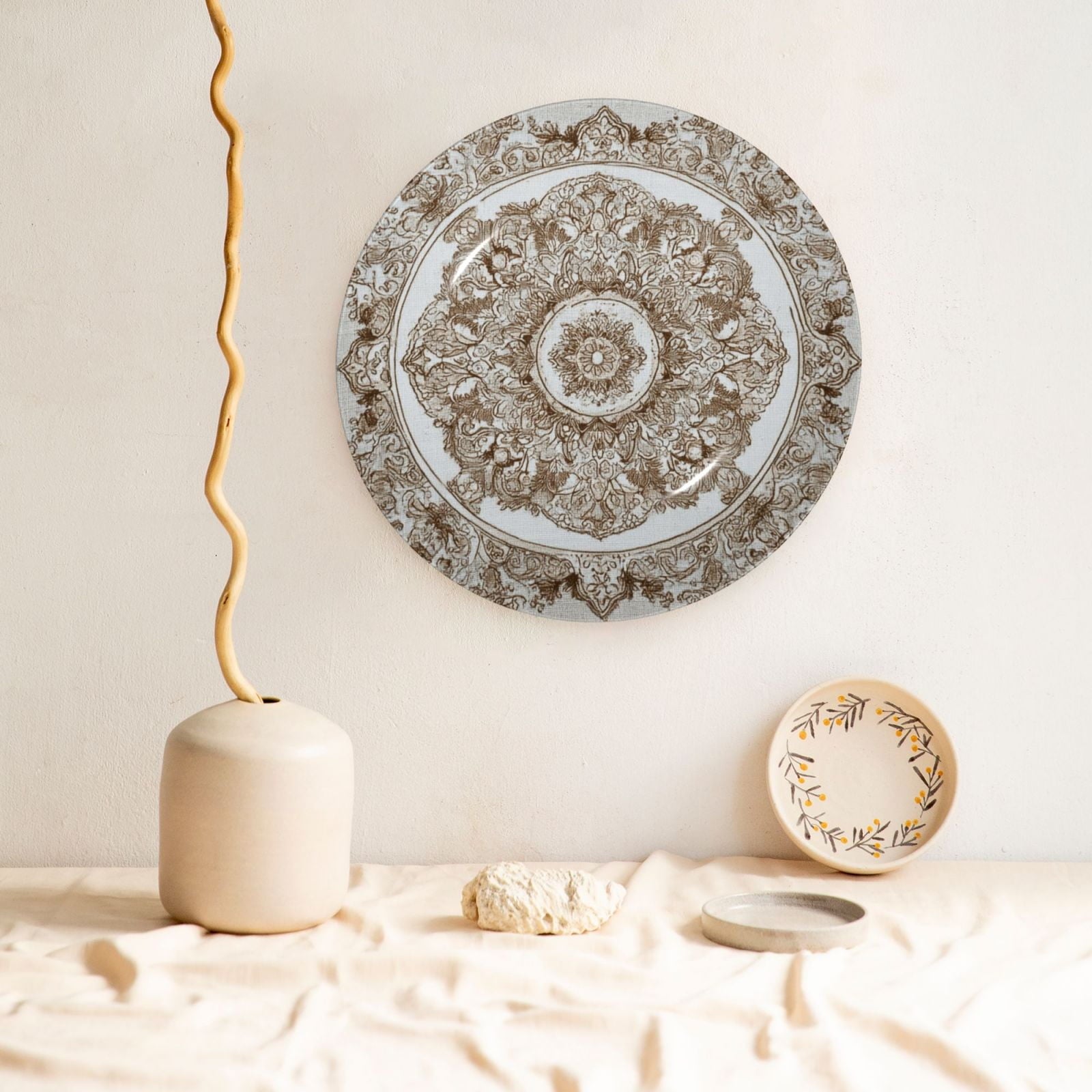 Decorative Plates – Bone China Wall & Table Decor - Floral - 6in