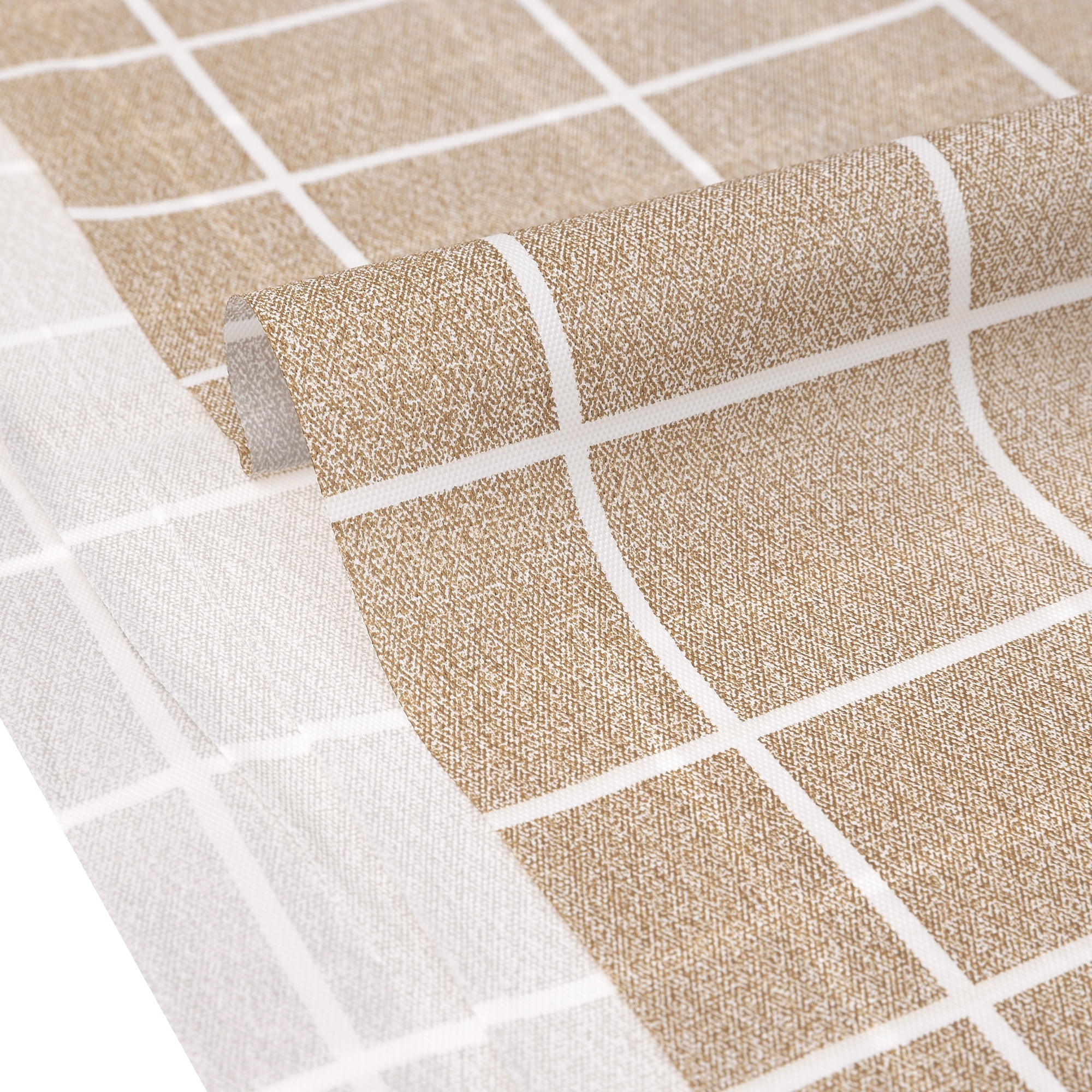 Unique Bargains 6 Pcs Rectangle Wrinkle Waterproof Plastic Table Cover Tablecloth Coffee 54"x60"