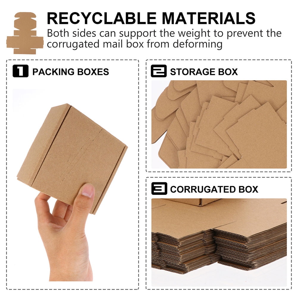 KALLORY 30pcs Box Present Boxes For Wrapping Versatile Storage For Parties Birthdays Weddings And Holidays Material