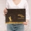 Darling Souvenir Personalized Engraved Laser Cut Wedding Guest Book Wooden Cover Sign-in Book Registry Guestbook Scrapbook-PF