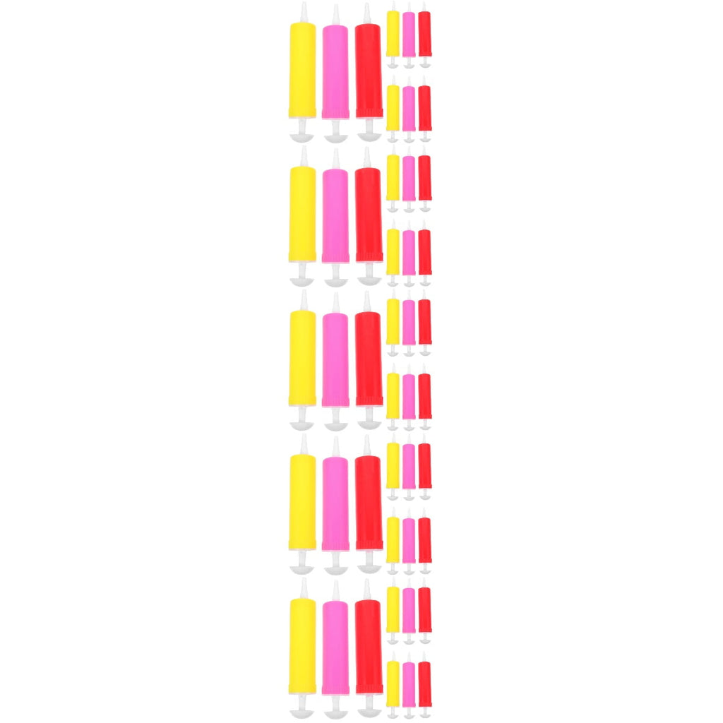 Set of 5 Manual Air Pump Party Balloon Birthday Hand