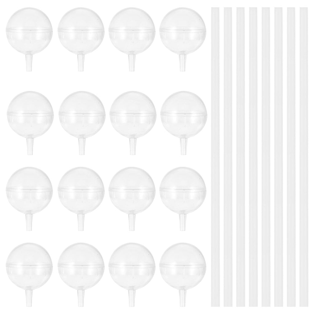PENIKOKO Clear Support For Chocolate Wedding Bouquet Fixing Holder Transparent Plastic 100Pcs