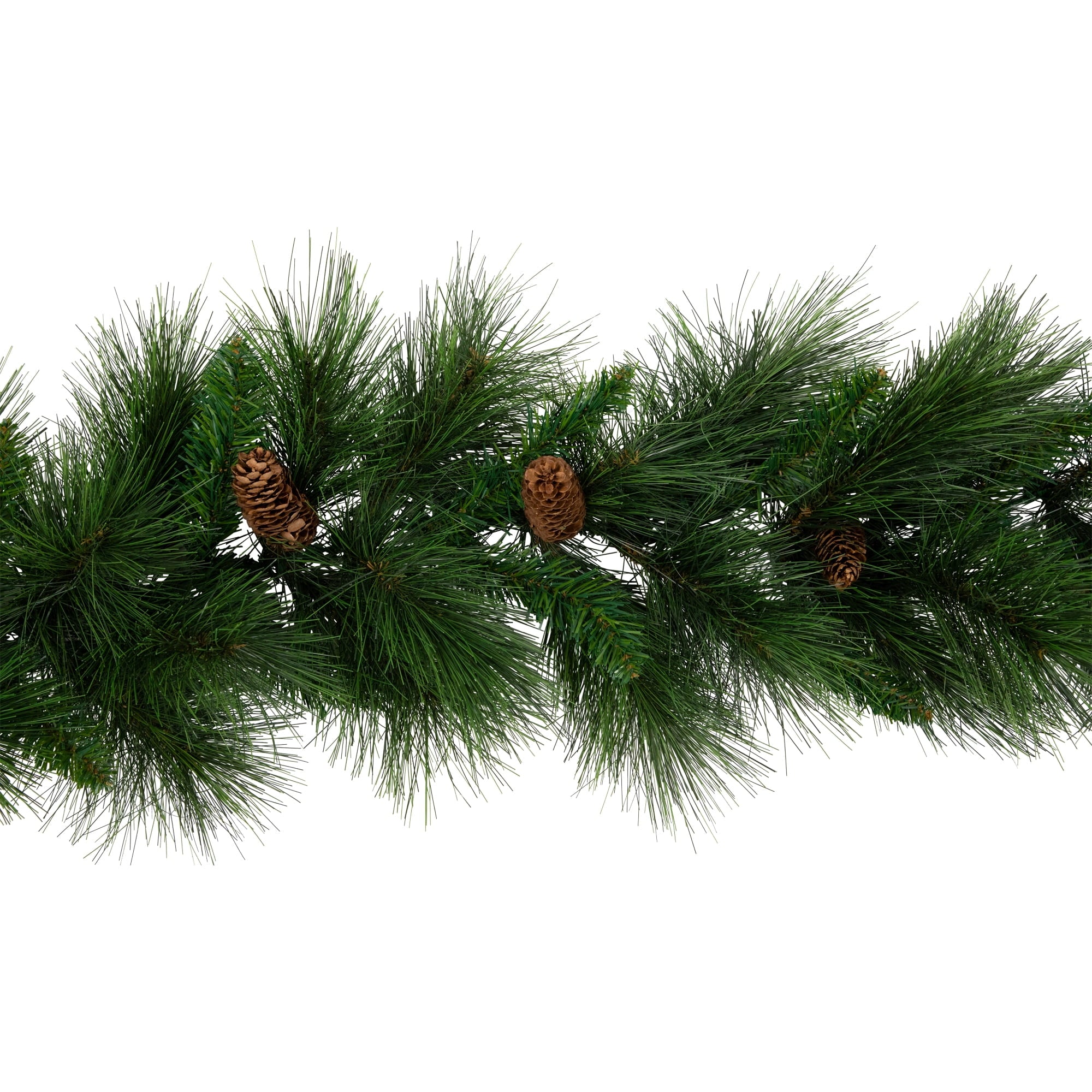 9' x 14" White Valley Pine with Pine Cones Artificial Christmas Garland - Unlit