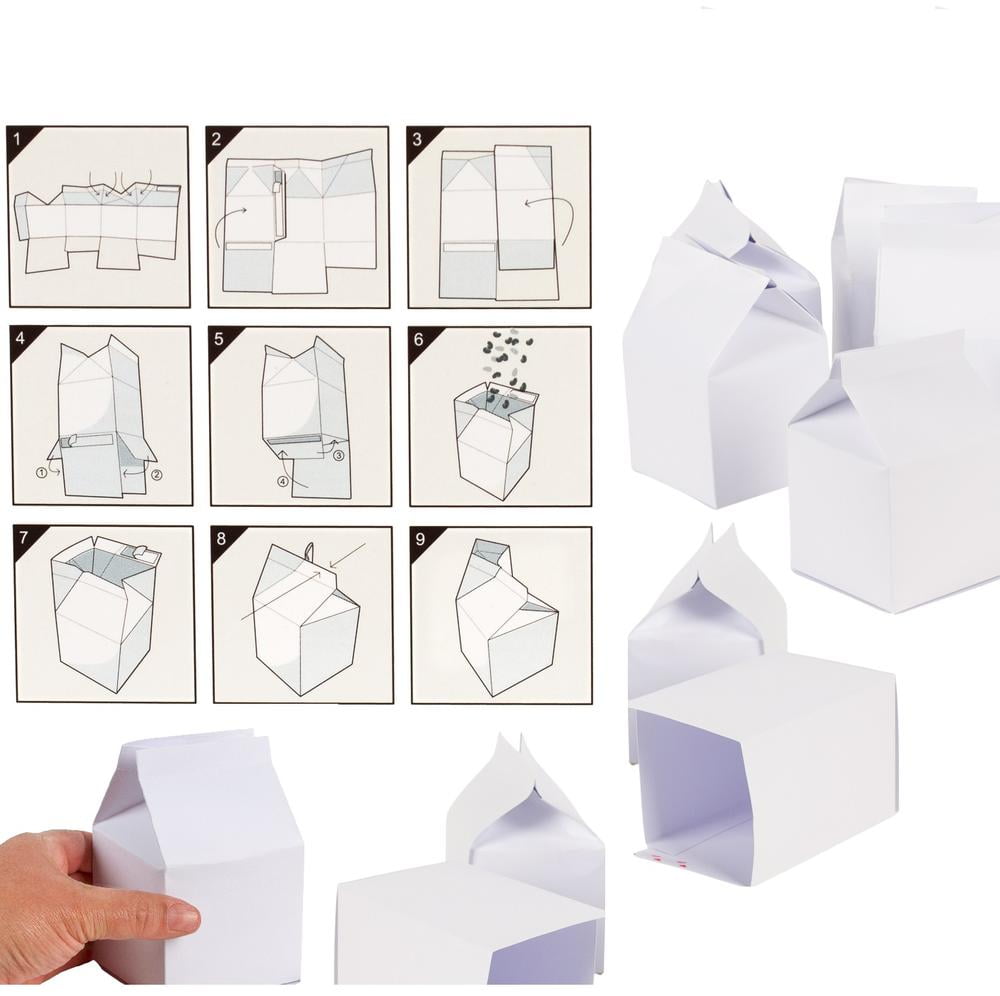 Milk Carton Favor Gift Boxes by Factory Direct Craft: Adorable Packaging for Your Special Occasion
