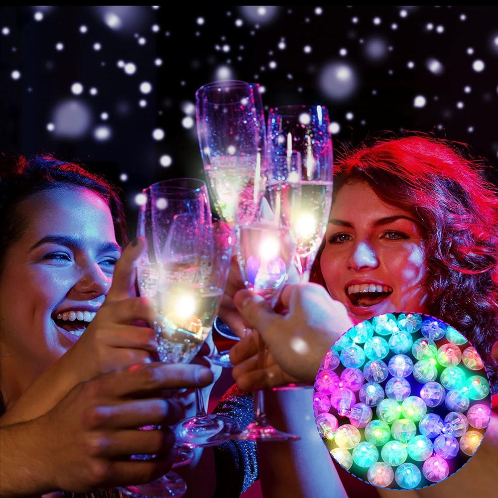 50/100/150/200Pcs Mini Led Light Up Balloons Glow In The Dark Wedding Birthday Party and Festival Christmas Decorative Lights