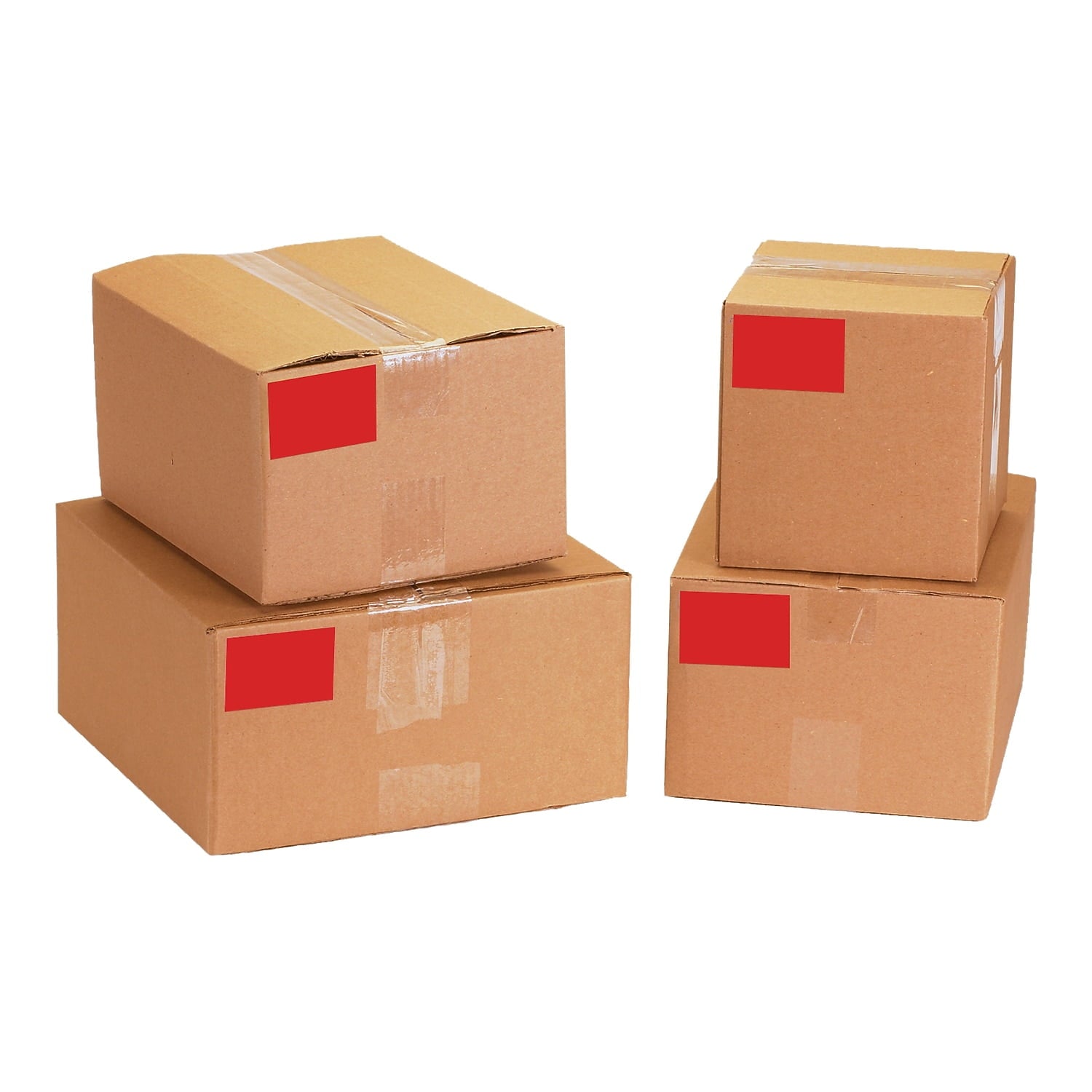 Tape Logic Inventory Rectangle Label,2x3",Red DL630A