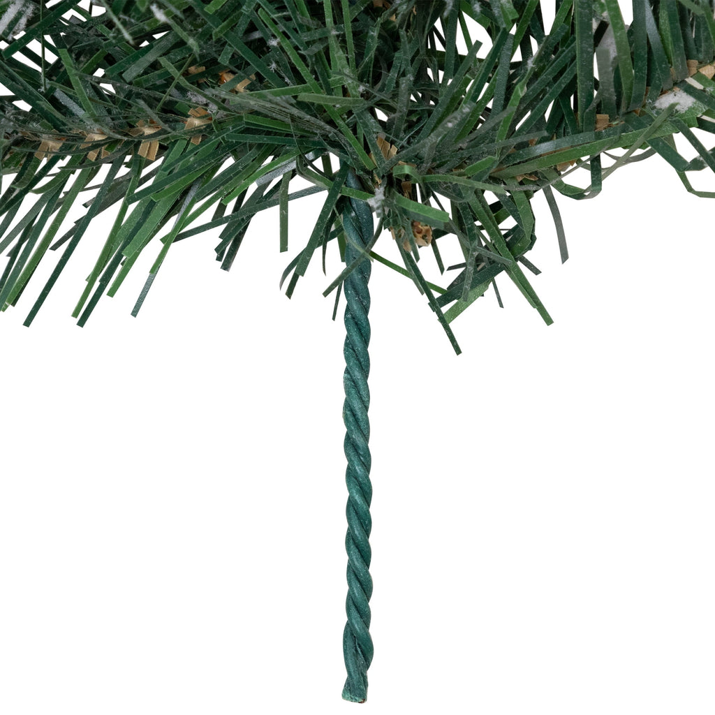 Northlight Flocked Madison Pine Artificial Christmas Garland - 9' x 10" - Unlit