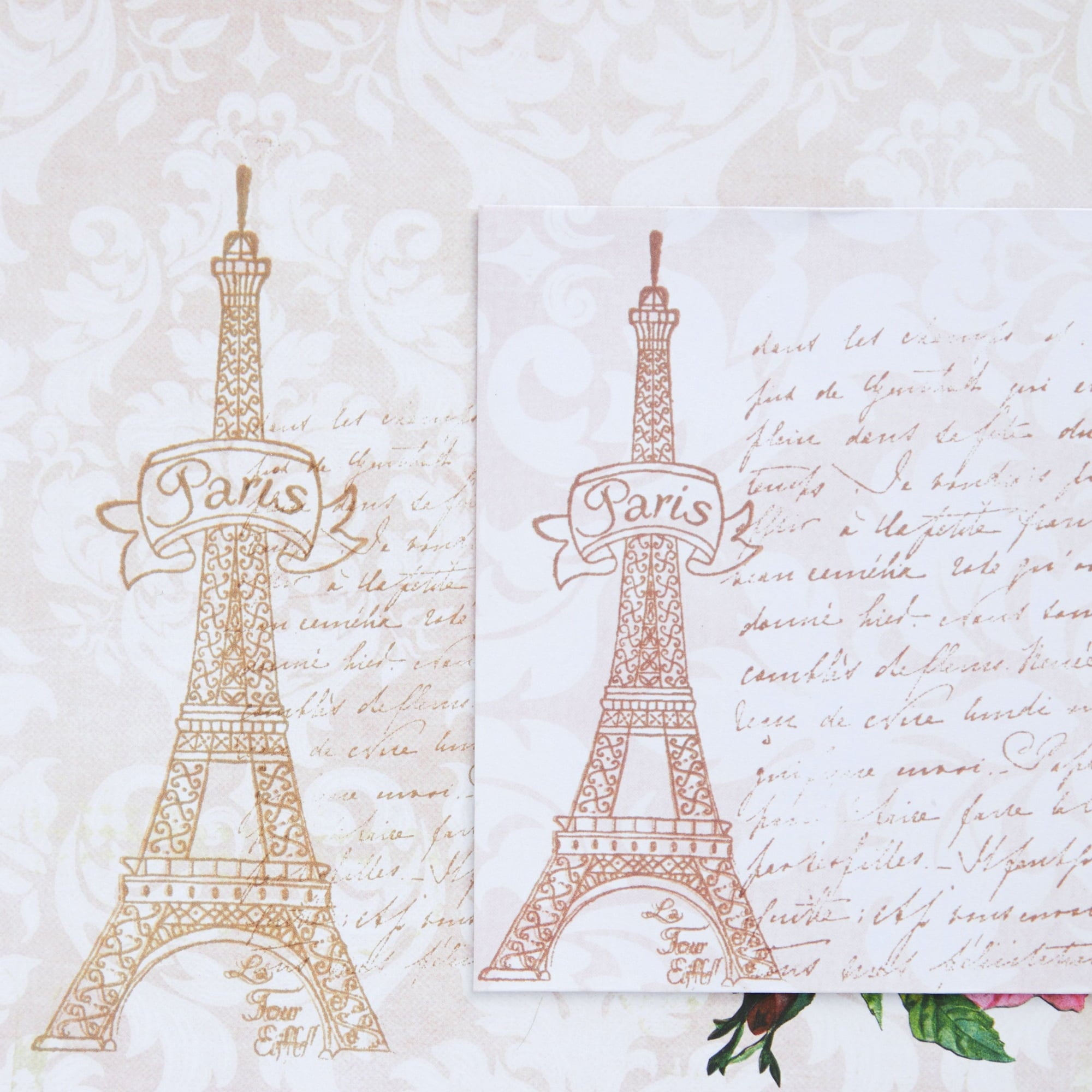 90 Piece Vintage Letter Writing Paper Set (60 Floral Stationery and 30 Matching Envelopes)