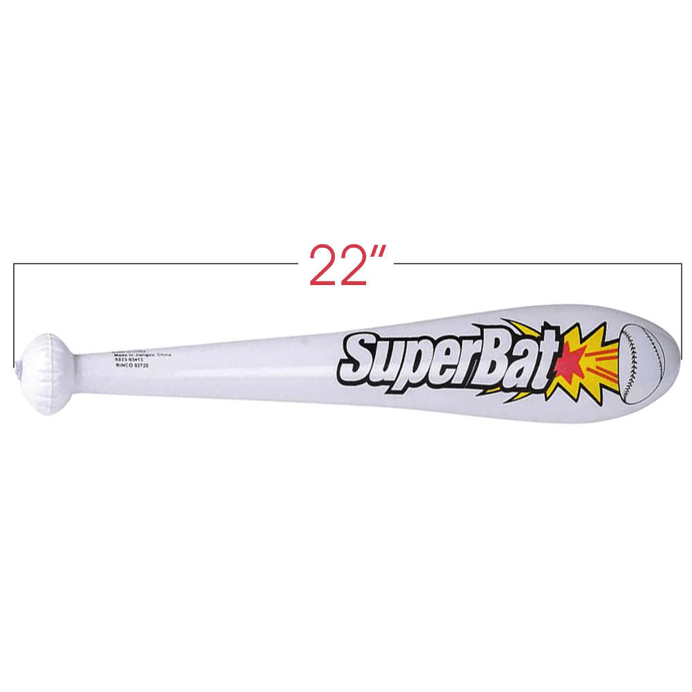 ArtCreativity 22" Inflatable Baseball Bats – Set of 12, Durable Sports Party Favors & Decorations, Goodie Bag Fillers for Kids