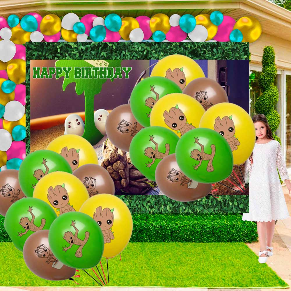 I am Groot Party Supplies Plates Decorations Birthday Cake Topper Banner Decor Backdrop Balloons