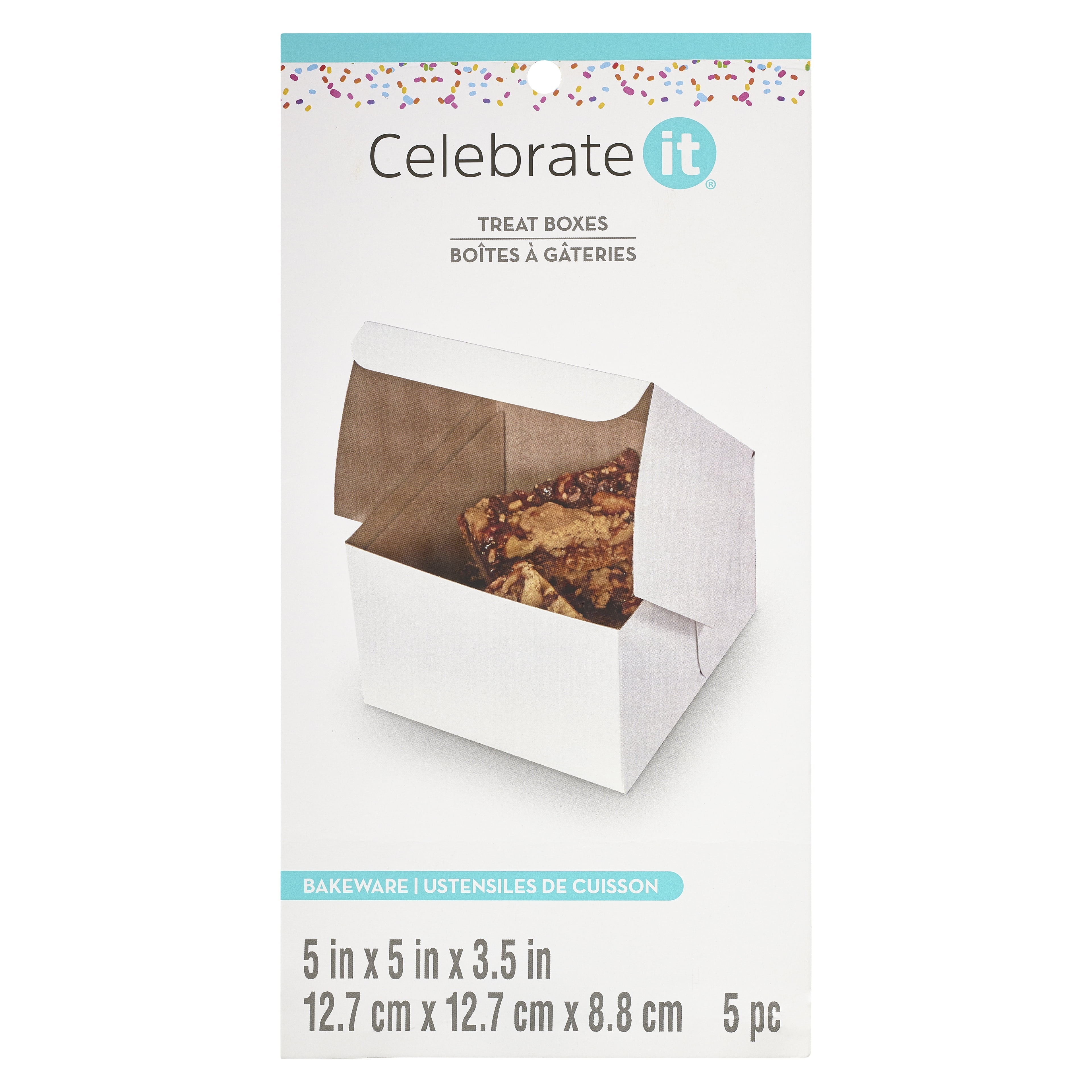 12 Packs: 5 ct. (60 total) 5" x 5" Treat Boxes by Celebrate It®