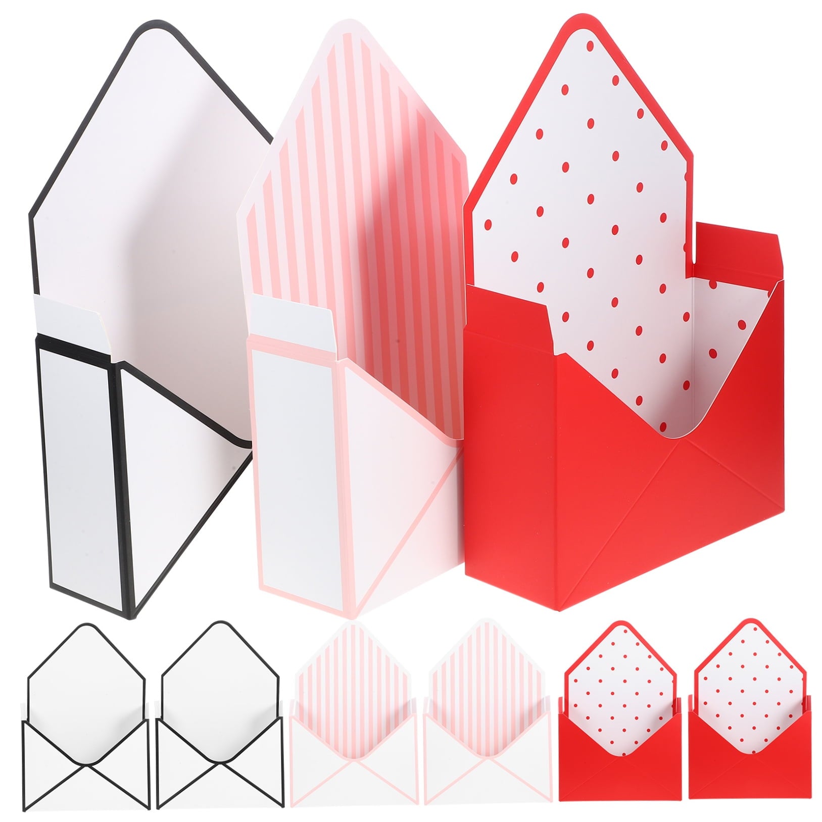 WHAMVOX 9Pcs Flower Packaging Boxes Bouquet Wrapping Storage Box Florist Gift Paper Box