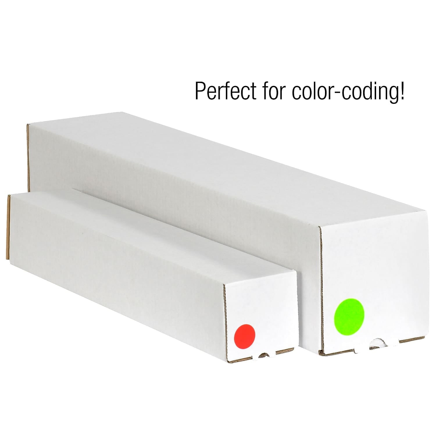 Tape Logic Inventory Circle Labels 3" Fluorescent Yellow 500/Roll DL614L