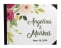 Darling Souvenir White Geometric Wedding Guest Book Hardbound Guest Sign-In Book Guest Registry Guestbook-9 x 12 Inches