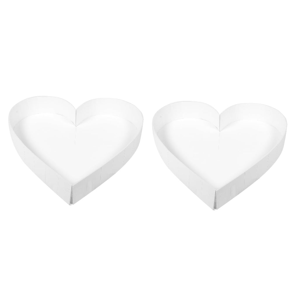 HOMEMAXS 2pcs Decorative Balloon Box Birthday Party Photo Prop Heart Shape Wedding Balloon Box
