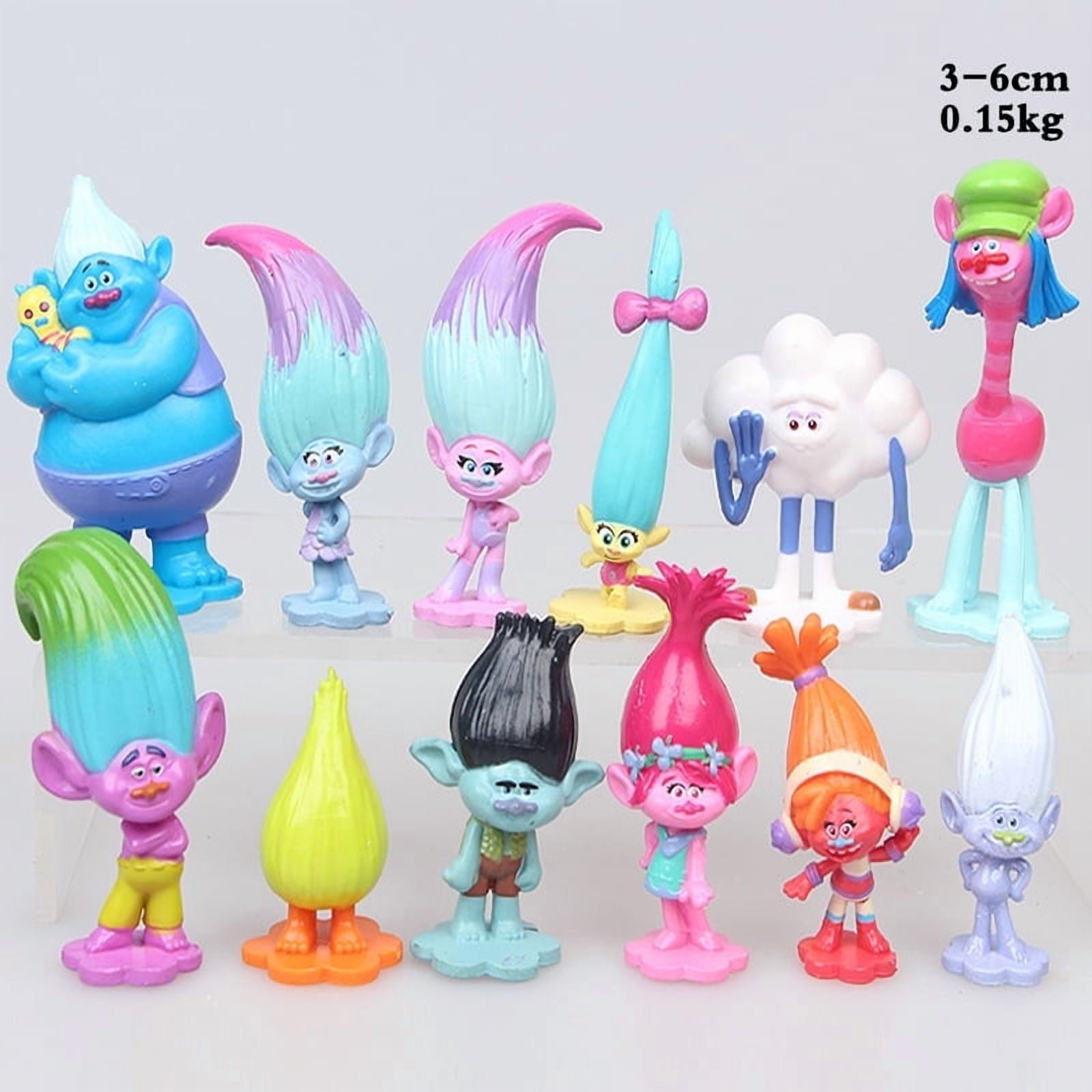12 Pcs Cartoon Character ,Red House and Dog Set 2 Inch Mini Action Figures Set Cake Topper Table Decoration Cute Gift for Kids and FansG15