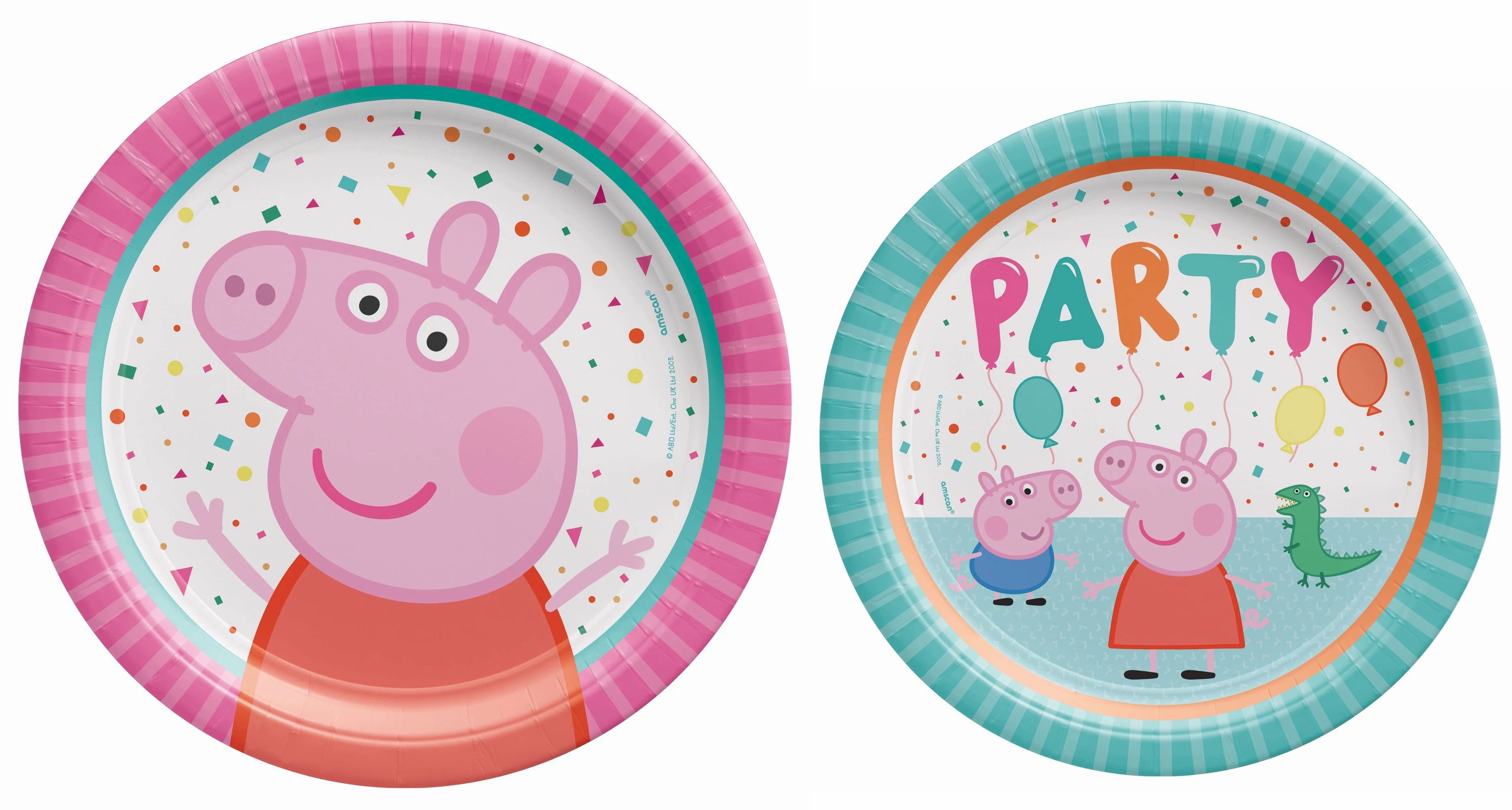 The Ultimate 8 Guest 53pc Peppa Pig Birthday Party Supplies and Balloon Decoration Kit