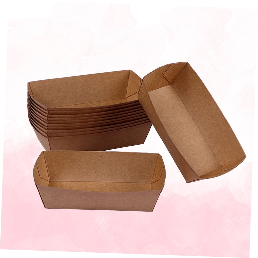 PBPBOX Light Brown Paper Favor Boxes for Wedding Gifts Storage Use Craft Chocolate Candy Sweets 100 Pcs