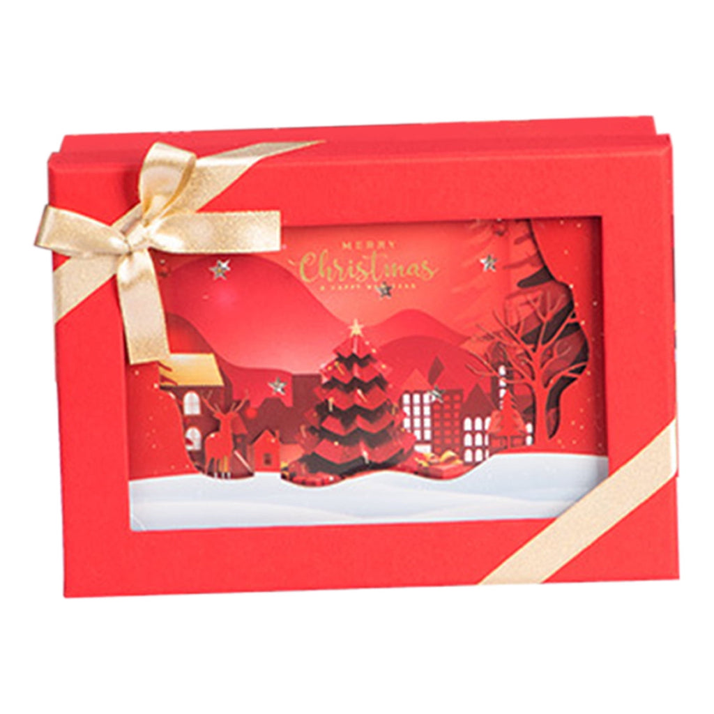 InsCrazy Christmas Deals New Christmas Girlfriend Gift Box With Lights Cute Christmas Eve Gift Box With Lights