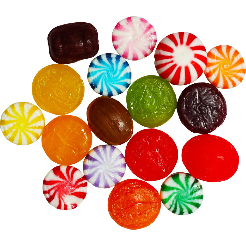 Hard Candy Mix - Assorted Candies - 4 Pounds - Bulk Sampler Candy - Lalees - Individually Wrapped Assortment