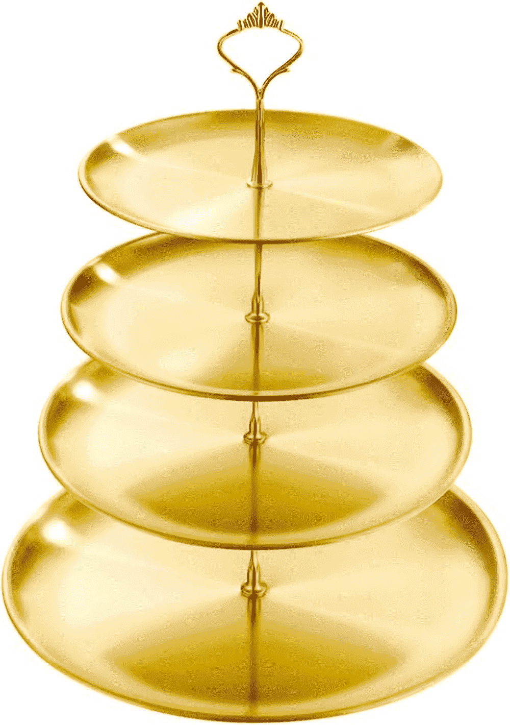 2 Pack Cake Stand 3-Tier Stainless Steel Cake Stand ，Cupcake Tower Dessert Table Display Set for Party Wedding Outdoor Picnic